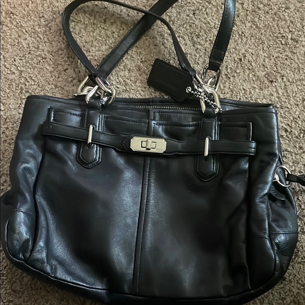 Coach Chelsea Jayden Black Leather purse